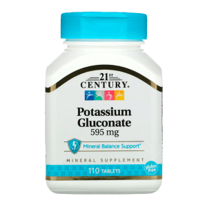 Potassium Gluconate 595mg 110 таблеток, 3990 тенге